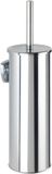 Wenko Toiletset Basic, gesloten, grijs glanzend