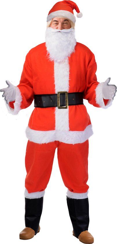 Luxe Kerstmannenpak - 9-delig - Maat L/XL