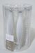 Ksd Decoris 6 Kerstpegels Winterwit Glans-Mat Glas 15cm