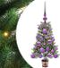 vidaXL Kerstboom met 150 LED met standaard Groen 65 cm PE