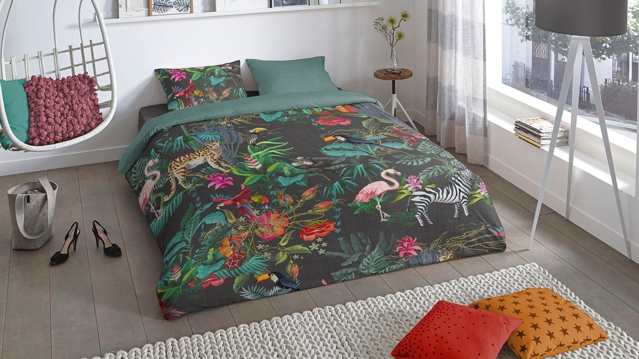 Good Morning Panda Good Morning Dekbedovertrek Funky Katoen Multikleur 200x220 cm