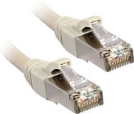 LINDY 45580 RJ45 Netwerkkabel, patchkabel CAT 6 S/FTP 0.30 m Grijs Snagless 1 stuk(s)