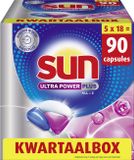 Sun Vaatwastabletten Ultra Power Plus All-in 1 90 Capsules Kwartaalbox