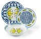 Vaisselle 18 pièces Porcelaine Citron Majolique