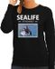 Bellatio Decorations Shoppartners Bv Dieren foto sweater Orka - zwart - dames - sealife of the world - cadeau trui Orkas liefhebber XS