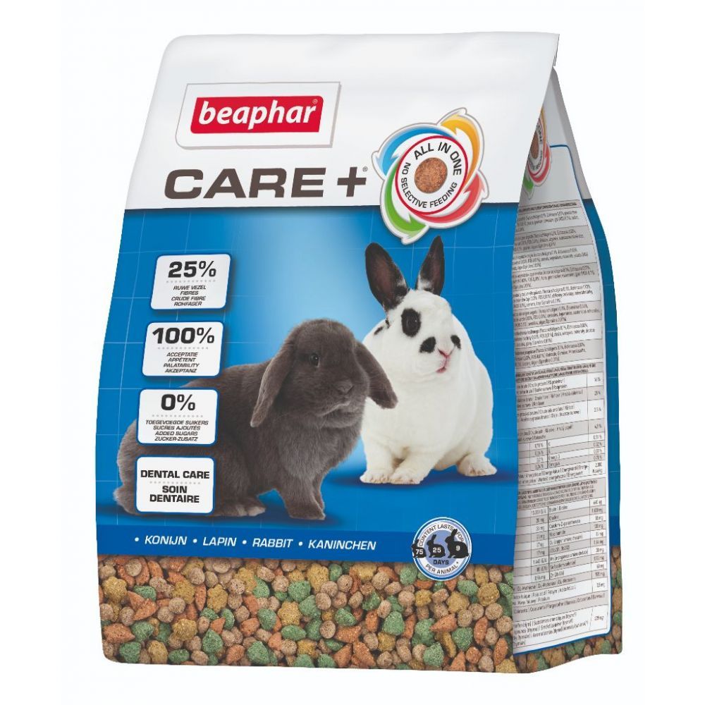 BEAPHAR Care+ Konijnenvoer Adult 1,5 kg