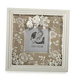 Eurofirany Fotolijst, hout, beige, 21 x 21 x 2 cm, 2 stuks