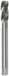 Terrax 234060TX Kraanboor DIN 371 M6 Hoge snelheid Staal