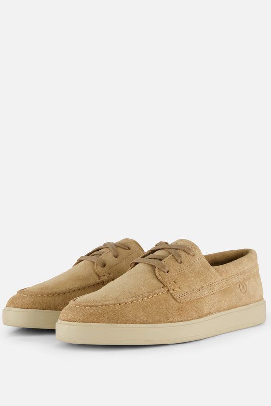 Clarks Lockford Beige Suède Bootschoenen - Maat 43