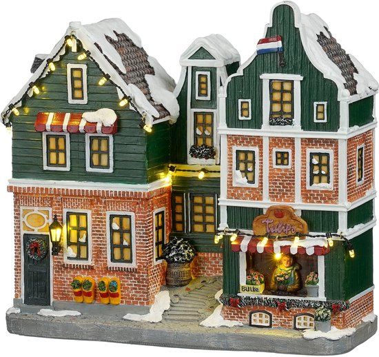 Luville Façade Street Zaandam Polyresin Multi 25 cm