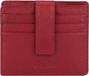 Esquire Oslo Nappa Creditcard etui RFID Leer 9,5 cm - 9 Sleuven - rood