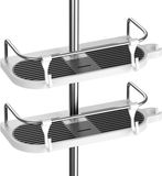 Hawsam Étagère de douche - sans perçage - 2 pièces - convient pour barre de douche