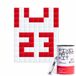 Kubbick Mozaïek set Pixel Corner MJ23 blanc/rouge