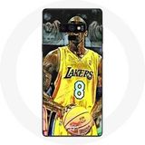 Maniacase Hoesje voor Samsung Galaxy Note 9 Kobe Bryant Dunk lakers 8 NBA Black