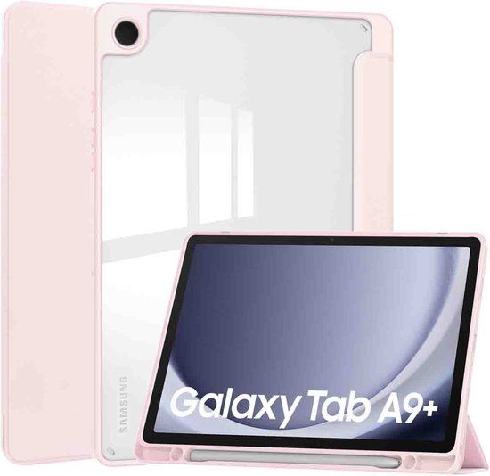 iMoshion Tablet Hoes Samsung Galaxy Tab A9 Plus - Roze - Book Case