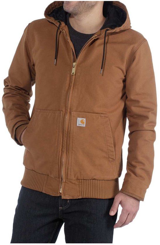 Carhartt DUCK ACTIVE JACKET - CARHARTT® BROWN - L - Mannen