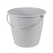 keeeper Erik schoonmaakemmer met metalen handvat, 5 l, polypropyleen, 24 x 24 x 20 cm, Nordic Grey