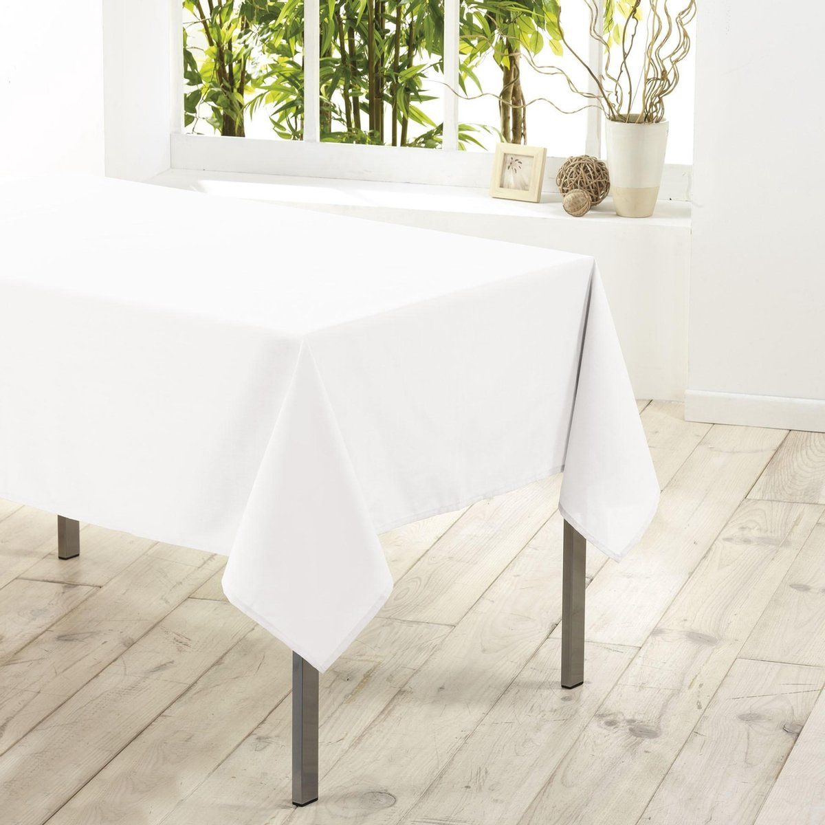 LingeDecor Tafelkleed Wit - Tafelzeil Wit - 140x250cm