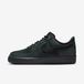 Nike Air Force 1 Low '07 WB "Triple Black Nubuck", Schwarz, Größe: 46