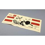 E-Flite Stickervel Nacht Radian FT