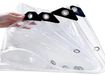 Bâche en PVC transparente pour usage extérieur