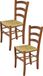 t m c s Tommychairs Venice - Eetkamerstoelen - Set van 2 - Licht Walnoot - Rotan