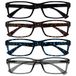 Leesbril The Reading Glasses Company Pep Reading Unisex glazen, zwart, bruin, schuur blauw, grijs