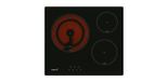 CATA TD 6003 BK Zwart Ingebouwd 59 cm Keramisch 3 zone(s)