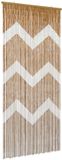 vidaXL Rideau de porte anti-insectes multicolore 90 x 200 cm bambou