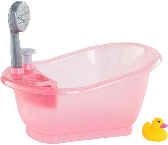 Corolle Poppenbad Badkuip Roze met Douche en Badeend Speelgoed