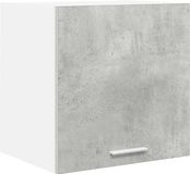 vidaXL Hangkast Beton Grijs en Wit 40 x 31 x 40 cm Bewerkt hout