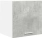 vidaXL Hangkast Beton Grijs en Wit 40 x 31 x 40 cm Bewerkt hout