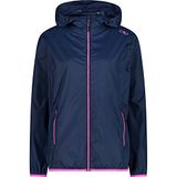 Cmp Vrouwen Regenjas met Capuchon Blauw S