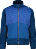 CMP Hybride polaire met volle rits Herenjas Blauw XL