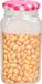 Plasticforte Weckpot/inmaakpot Classic - 600ml - kunststof - draaideksel - roze - D7 x H15 cm