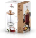 Bergner Koffiepot met Zuiger LOVERS 800 ml Beige
