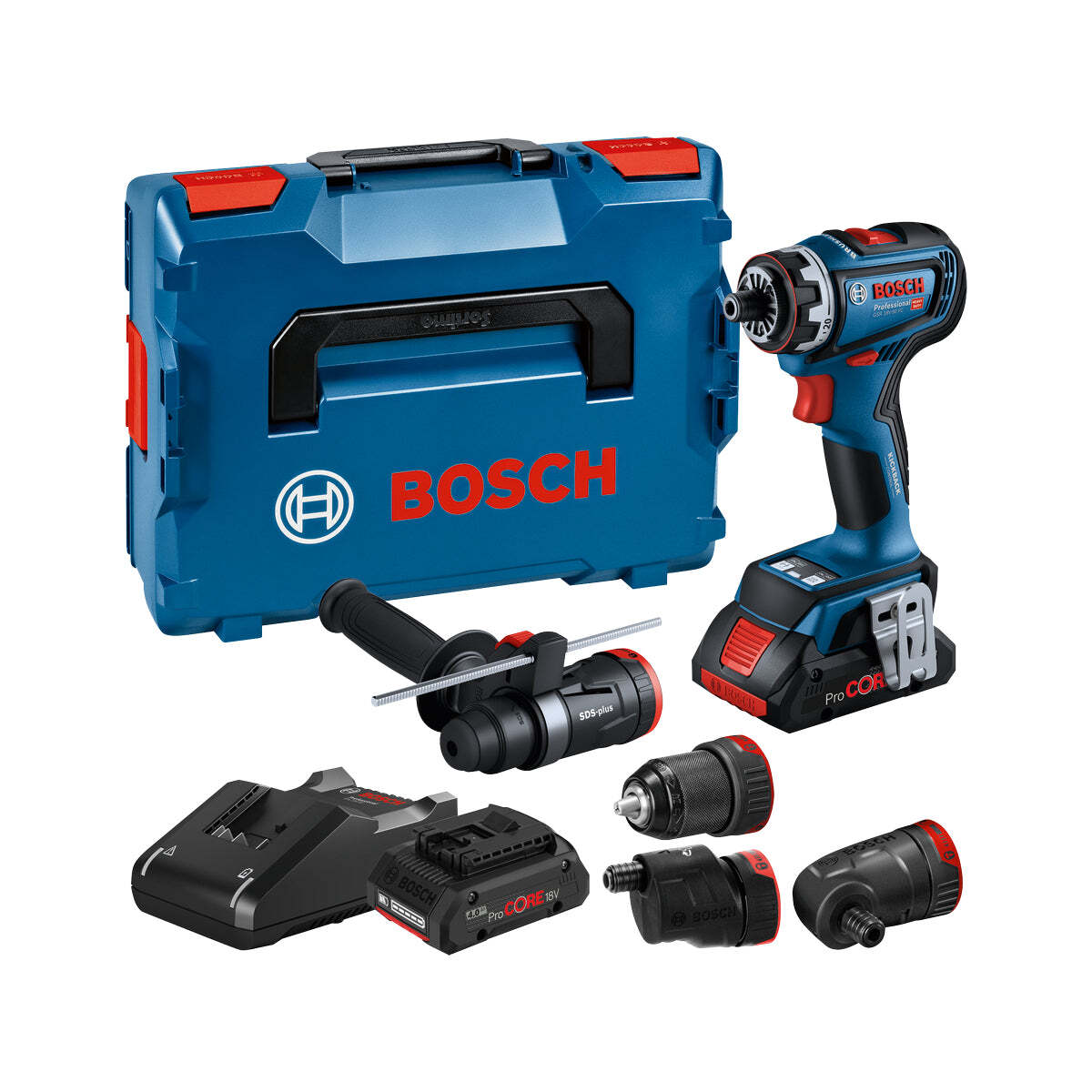 Bosch GSR 18V-90 FC Accu Schroefboormachine 18V 4.0Ah in L-Boxx - 06019K6200