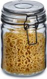 Zeller Weckpotten/inmaakpotten - 250 ml - glas - met beugelsluiting - D8 x H10 cm