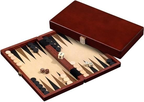 Philos Backgammon Kassette Naxos - Bordspel - Unisex