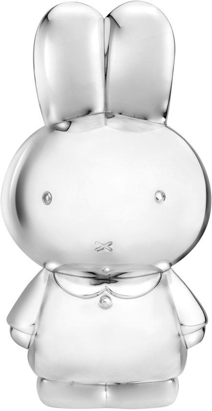 Zilverstad Spaarpot Nijntje Verzilverd - 14.8 cm