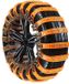 Sans marque 2 chaînes à neige universelles pour voitures particulières, SUV et camions - convient pour largeur de pneu 165-265 mm - chaîne de câble d'urgence