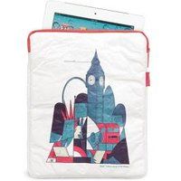 Merkloos Oblige Tablet 10 Tyvek Sleeve VIP London Red