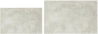 andiamo Florida Badmat, antislip, wasbaar, douchemat, set van 2, 40 x 60 cm + 50 x 80 cm, beige