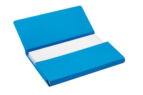 Jalema 3123302 Secolor documentenmap A4, karton, C2C losse opbergruimte tot 3 cm, 270 gram, 10-pack, blauw