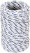 vidaXL Multifunctioneel touw 2 mm 50 m Wit en Blauw PP