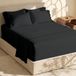 Hearth & Harbor California Kingsize lakens met extra hoge hoeken - geschikt voor matras van 45-61 cm diep - extra diepe zak - 6-delige Cal Kingsize lakens - Cal King, zwart