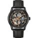 Bulova Sutton Automatic 98A283 Horloge - Leer - Zwart - Ø 41 mm