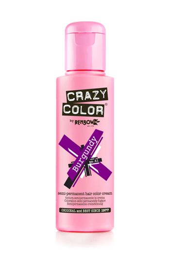 Crazy Color Burgundy Haarverf - Paars - 100ml