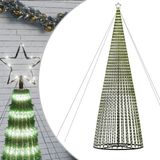 vidaXL Sapin de Noël LED 500 cm Blanc froid