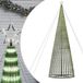 vidaXL Sapin de Noël LED 500 cm Blanc froid